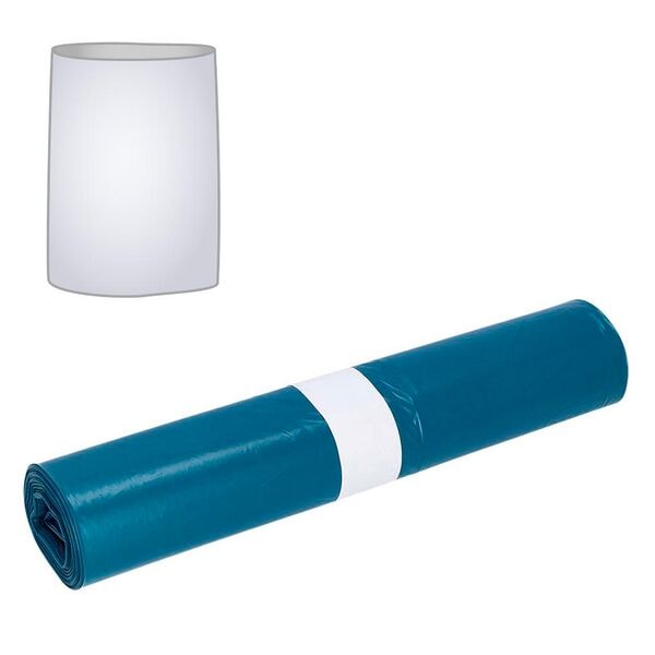 Deiss 120 L Müllbeutel blau 25 Stück blau, 70x110 cm
