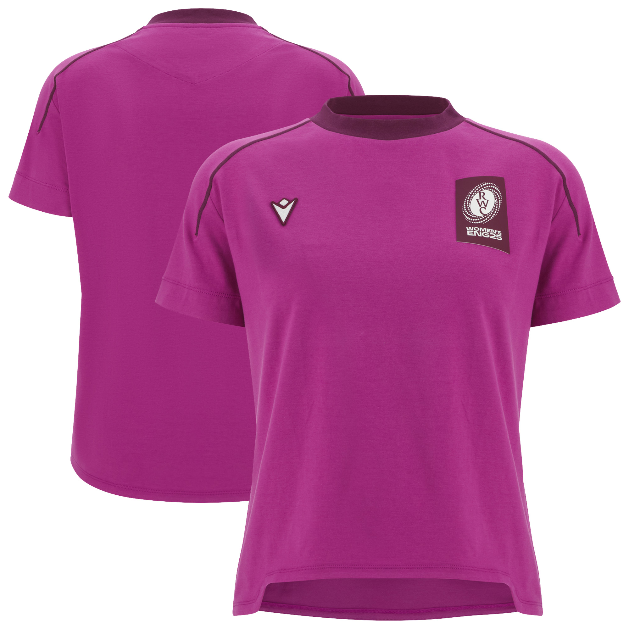 Reise-T-Shirt zur Rugby-Weltmeisterschaft 2025 für Damen – Lila – Damen Image