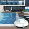 Pulitore automatico per piscina Robot di pulizia senza fili Aspirapolvere per piscina Macchina per la pulizia per accessori per piscine piatte a terra
