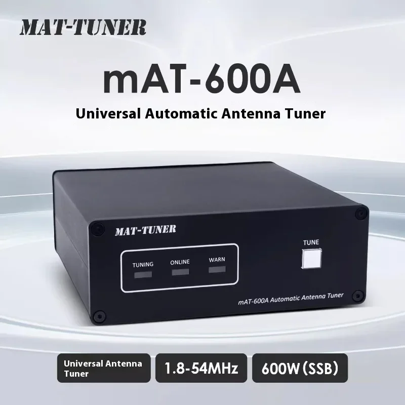 mAT-600A Hochleistungs-Universal-Antennentuner mit automatischer Antenne, 1,8–54 MHz, 600 W, Kurzwellenantentuner Image