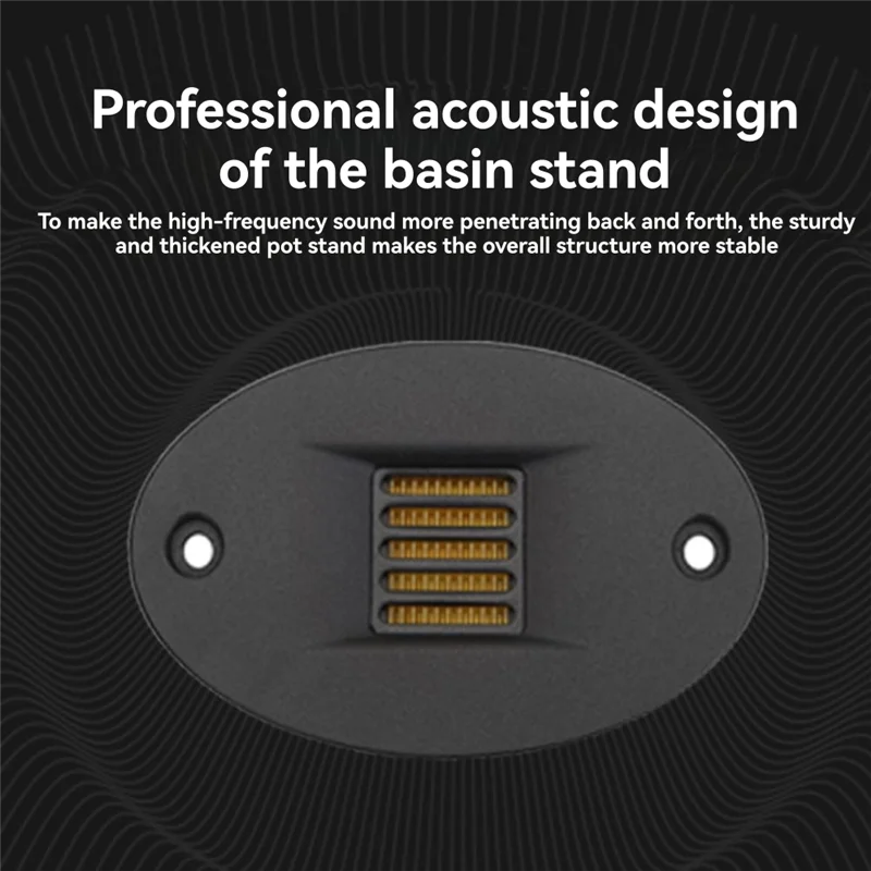 Pneumatischer Lautsprecher mit hoher Tonhöhe, 4 Ohm, ovale Aluminiumabdeckung, Band-Hochtöner, Haier-Stil, DIY-Super-Hochtöner, 2 Stück Image