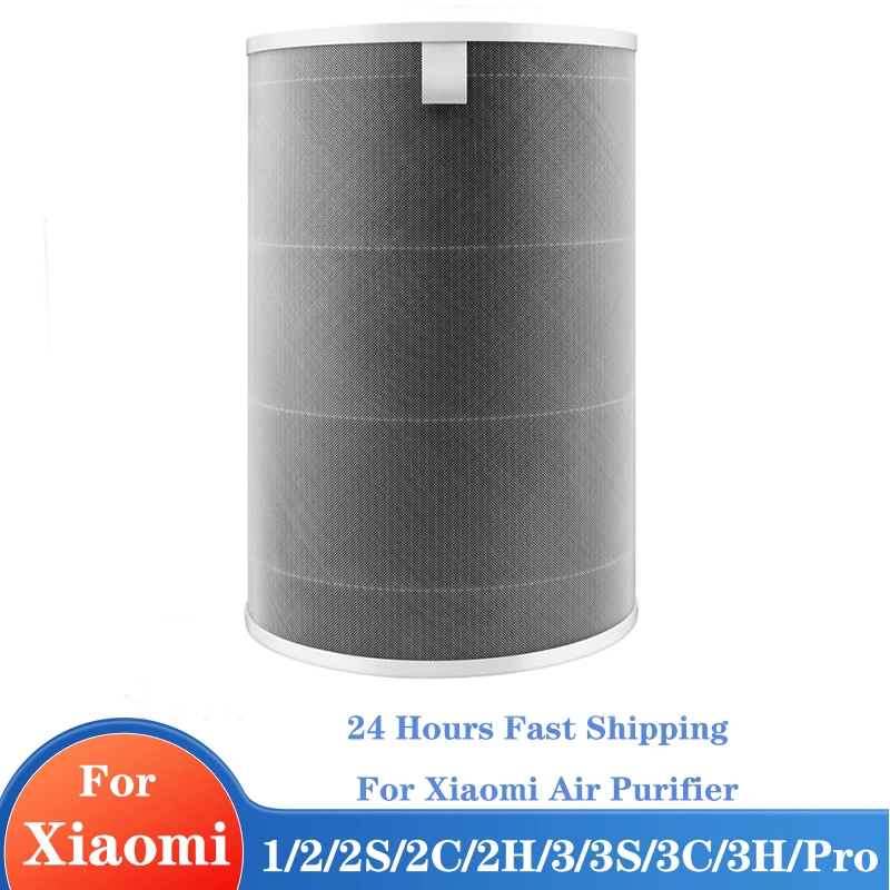 Luftfilter für Xiaomi Mi Luftreiniger 1 2 2S 2C 2H 3 3S 3C 3H Mijia Luftfilter Carbon HEPA Ersatz PM2,5 Blau Grün Grau Image