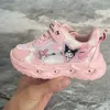 Kinder Sportschuhe Led Lichter Sneaker Cartoon PU Leder Mädchen Rosa Kinder Laufen Rosa Schuhe Größe 21-30