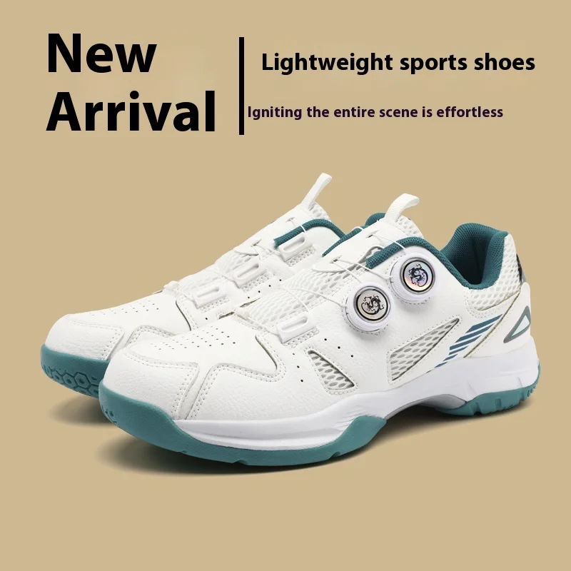 Klassische Badminton-Schuhe, leicht, verdreht, atmungsaktiv, rutschfest, verschleißfest, stoßdämpfend, Sportschuhe, Größe 37–44