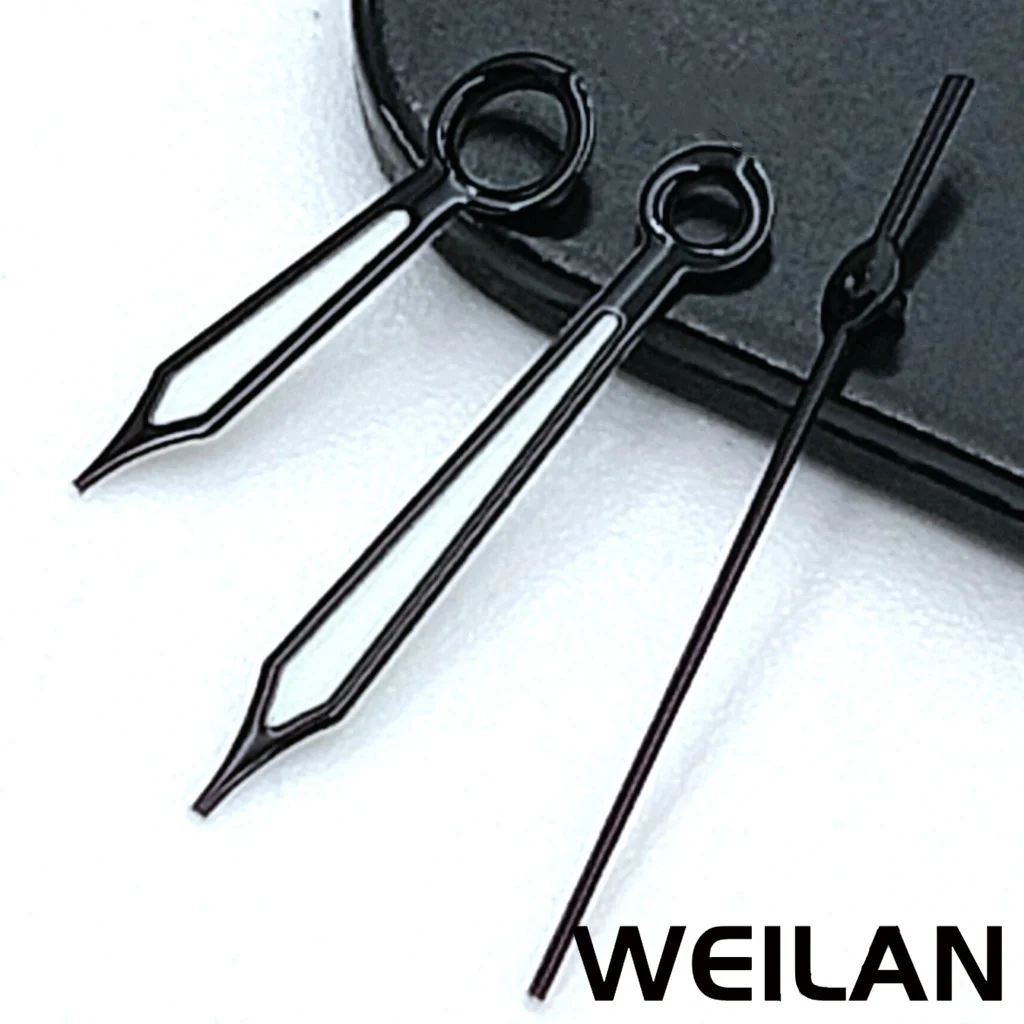 Silber Gold Roségold Schwarz Blau Uhrzeiger Passend für NH35 NH36 7S26 7S36 4R35 4R36 Uhrwerk Grün leuchtend Image