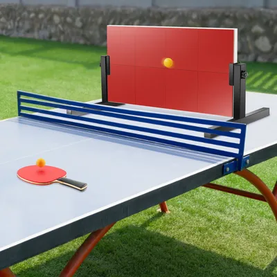 Tischtennis-Rebound-Board, Tischtennis-Brett, winkelverstellbar, Ping-Pong-Rückkehr, Selbsttraining, Schallwand für Zuhause, Studio, Fitnessstudio Image