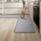 Striped solid color kitchen L-shaped absorbent carpet household flannel non-slip floor mat door corner mat bathroom mat