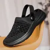 Damenschuhe, Sommer, atmungsaktive Mesh-Schuhe, bequeme Krankenschwesterschuhe, lässige geschlossene Halbhausschuhe für Damen, große Größe 35–44