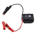 Adattatore per avviamento di emergenza per auto con 2 porte USB e adattatore per avviamento di emergenza con luce a LED per batteria Makita 18V