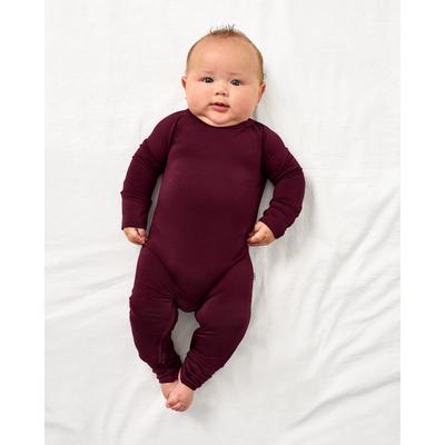 Classic Burgundy Crescent Zippy - 12-18 months