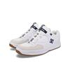 Skateschuh DC SHOES "Kalynx Zero", Gr. 9(42), weiß (weiß, blau), Obermaterial: Leder (Kuh) / Futter: Textil / Außensohle: Gummi, Schuhe