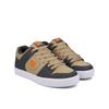 Sneaker DC SHOES "Pure", Gr. 9(42), grau, tan, orange, 55.4% Leder, 44.6% Synthetikmaterial, Schuhe