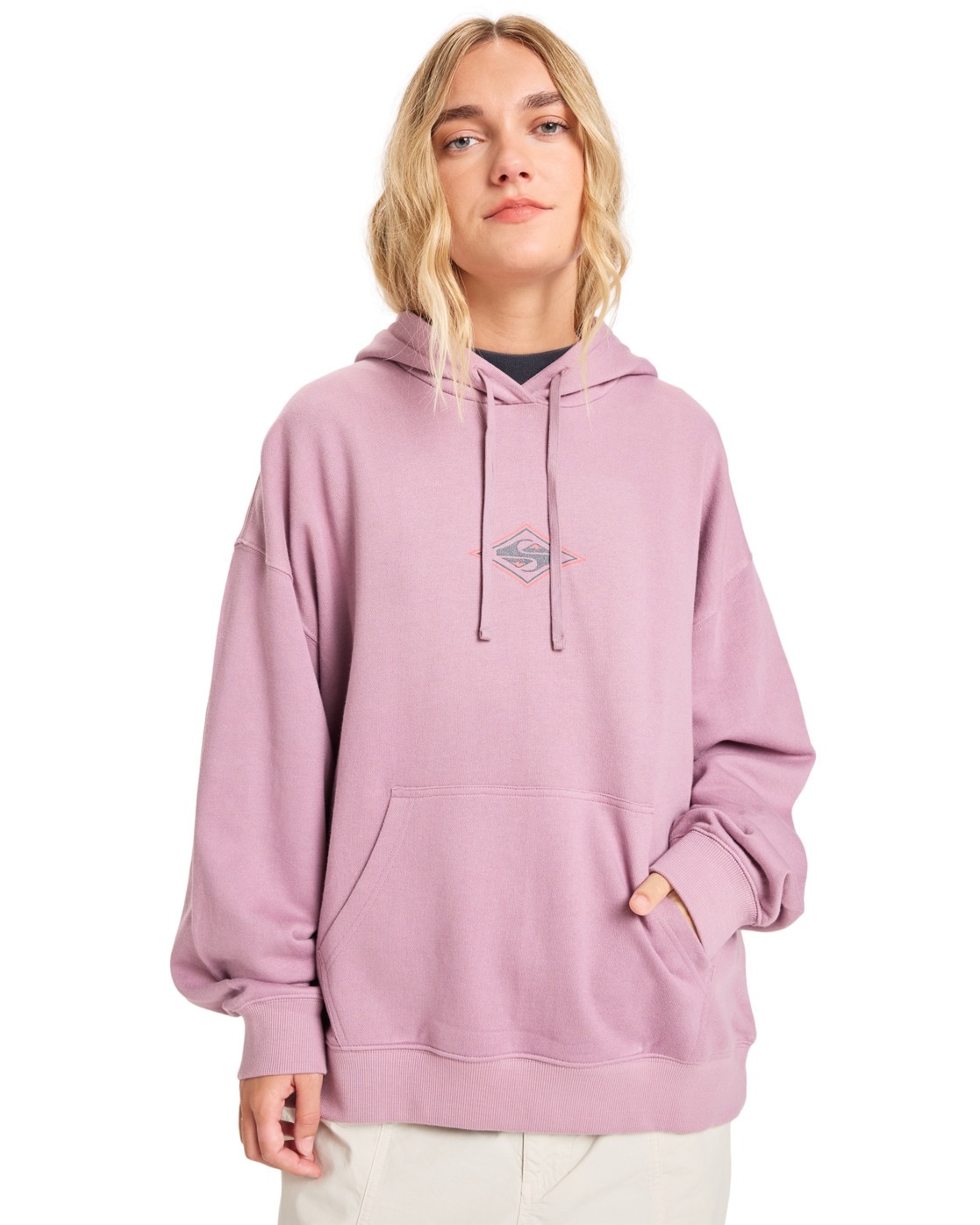 Kapuzensweatshirt QUIKSILVER "Standard", Damen, Gr. XL, elderberry, 100% Baumwolle, Sweatshirts