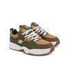 Sneaker DC SHOES "DC Ascend", Gr. 13(47), braun, olive, Obermaterial: Leder (Kuh) / Futter: Textil / Außensohle: Gummi, Schuhe