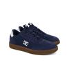 Sneaker DC SHOES "DC Astrix", Gr. 13(47), blau (navy, gum), 61.35% Leder, 38.65% Synthetikmaterial, Schuhe