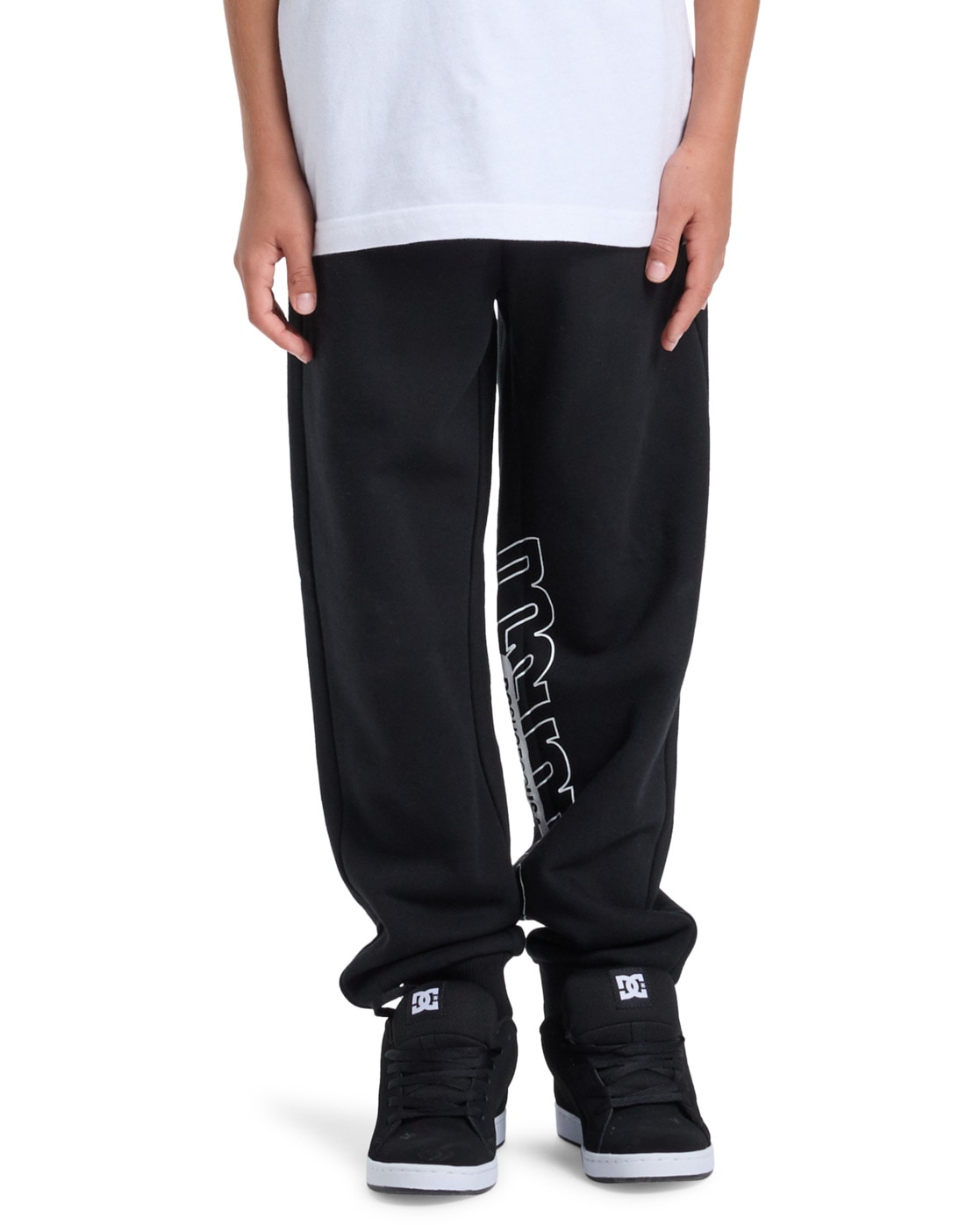 Jogger Pants DC SHOES "DC Omega", Mädchen, Gr. 16(165-172cm), schwarz, Obermaterial: 80% Baumwolle, 20% Polyester;, Hosen