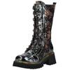 Schnürstiefel LAURA VITA "LAURA VITA Stiefel Leder/Textil", Damen, Gr. 42, schwarz, Leder, Textil, casual, Schuhe