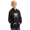 Kapuzensweatshirt DC SHOES "DC Star Reflective", Kinder, Gr. 10(140-148cm), schwarz, 55% Baumwolle, 25% Baumwolle, 20% Polyester, Langarm, Sweatshirts