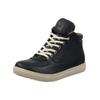 Schnürstiefelette HUSH PUPPIES "Hush Puppies Stiefelette Leder", Damen, Gr. 37, blau (navy), Leder, casual, Schuhe