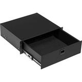 Middle Atlantic D3 3-Space Rack Drawer - Black Brushed - [Site discount] D3