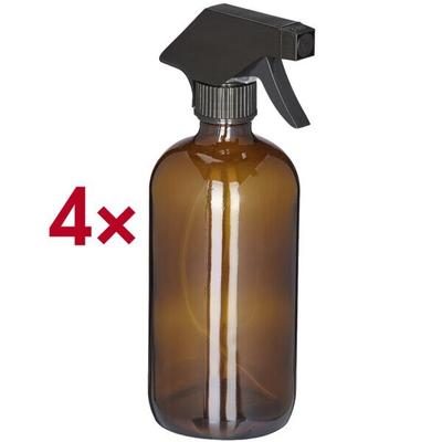 relaxdays 4er-Pack Glas-Sprühflaschen 500 ml