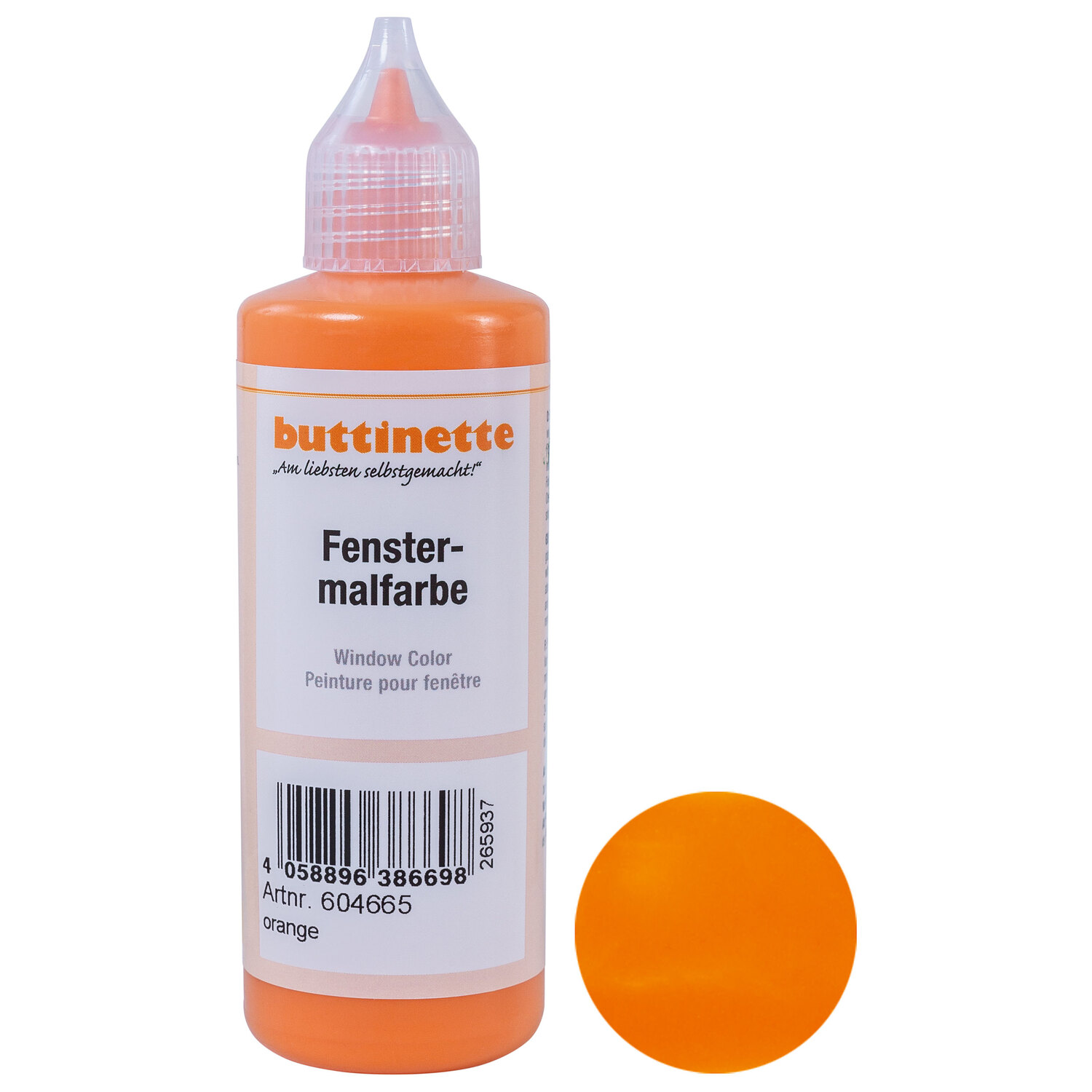 buttinette Peinture pour fenêtres, disponible en différentes couleurs, 80 ml
