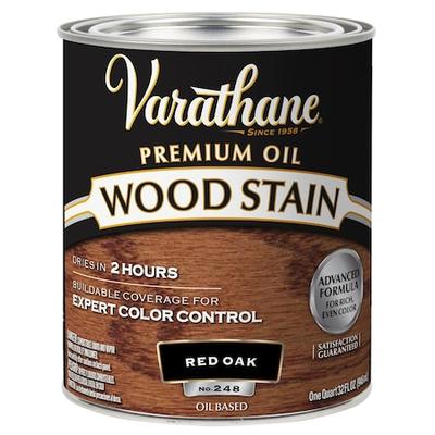 VARATHANE 211723H Premium Wood Stain, Oil Based, Red Oak, 1 Quart
