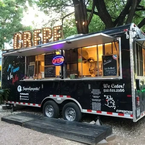 Remorque de nourriture en acier inoxydable, vente en plein air, chariot de Hot-Dog Taco, cuisine Mobile de rue, remorque de nourriture, kiosque de nourriture d'affaires, voiture de crème glacée