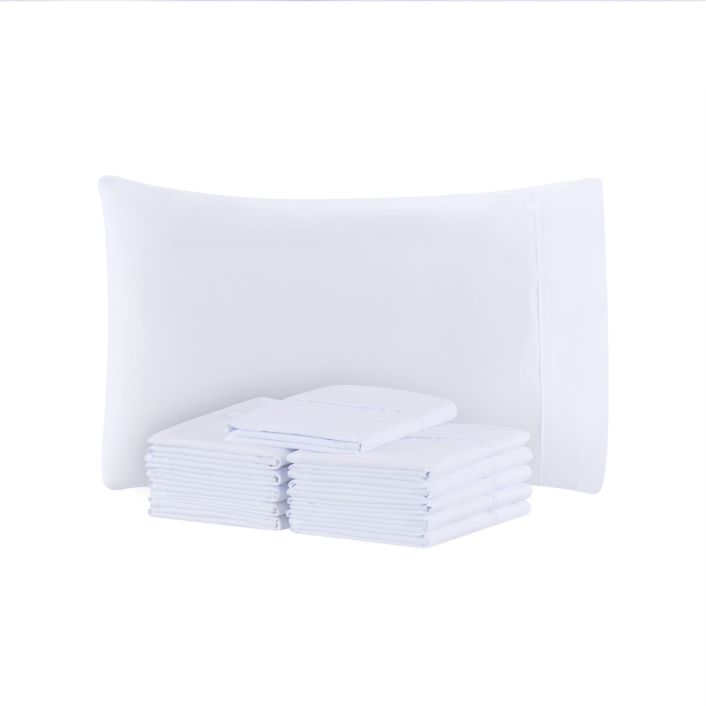 Host & Home Microfiber Pillowcase Standard White (12/Pack) (P-MFP-2030)