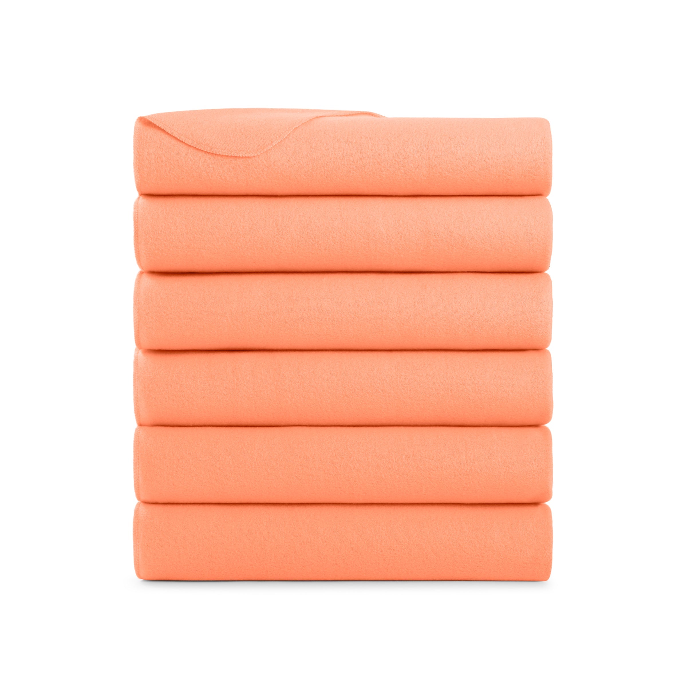 Arkwright Home Cozy Soft Polar Fleece Throw 50x60 Coral (6PK) (P-FCPL-6PK-CO)