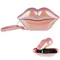 Pink Corded Lip Phone Funny Decorative Novelty Landline Phone Desk Telephone For Home Lip Telephone Electroplating Lip Telephone