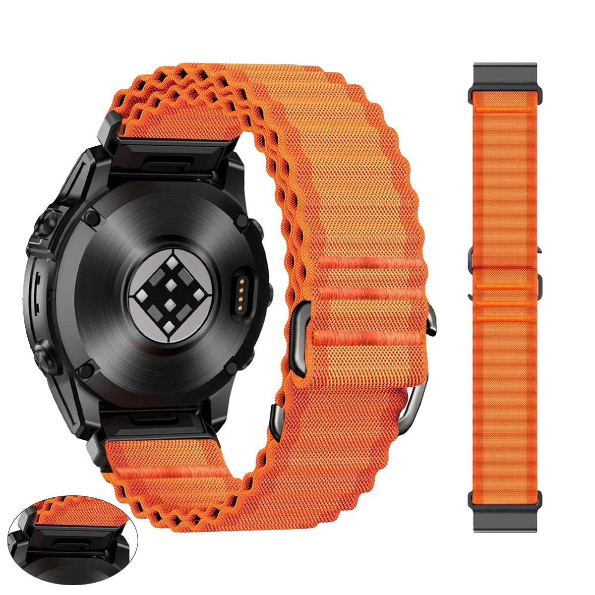 QuickFit 26 mm 22 mm Nylonarmband für Garmin Tactix 8/Quatix 8 Loop Band für Fenix E 8 7 7X 6 6X 5X/Epix/Instinct 3 Sportarmband Image
