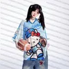 25/26 Hello Kitty Baseball Kurzarm-Sportoberteil für Erwachsene und Kinder, 3D-gedruckt, schnell trocknend, große Größe, cool