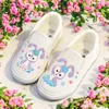 Disney Mädchen Casual Canvas Schuhe Kinder Cartoon StellaLou Schuhe Weiche Sohle Weiß Rosa Schwarz Bedruckte Atmungsaktive Schuhe Flats