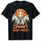Horror Retro Spooky Night-Mares Horses Boo Ghosts Halloween T-Shirt Novelty Gift Western Country Y2k Cowboy Saying Tee Graphic