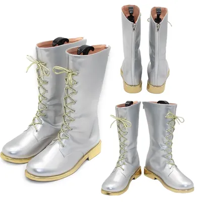 Kpop Hunter Zoey Cosplay Schuhe Stiefel 2025, Dämonen Erwachsene Männer Frauen Schuhe Verkleidung Halloween Karneval Kostüm Zubehör Image
