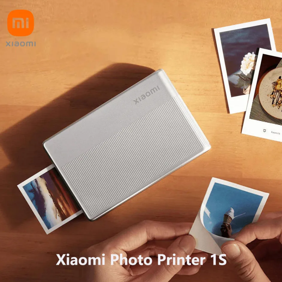 Xiaomi Tragbarer Fotodrucker 1S Bluetooth 5.2 Thermodrucker Multifunktions-AR-Taschendrucker Drahtloser Fotodruck Image