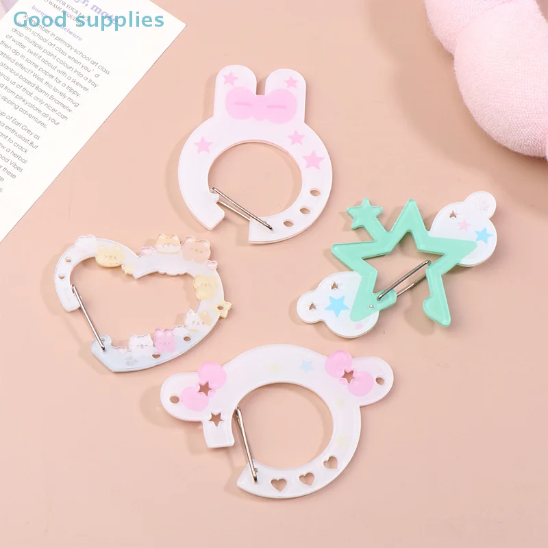 Niedlicher Herz-Hasen-Karabiner-Schlüsselanhänger, bezaubernder Acryl-Schlüsselanhänger, perfektes Geschenk für Paare, lustiger Taschenanhänger, entzückender Rucksack-Charm Image