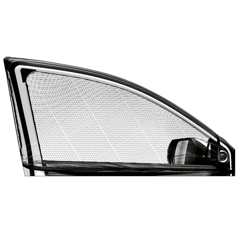 Ein Paar Auto-Sonnenschutz und mückensicheres Fensternetz, durchscheinende Hängenetztasche, UV-beständige Wärmeisolierung, vermeiden Sie Licht, Schlaf, Privatsphäre Image