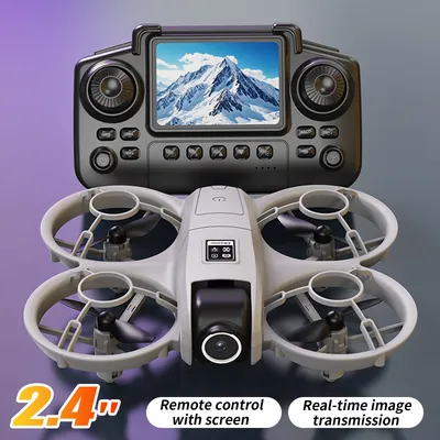 YL3 Rc Drone with Screen RC 180° Electric Adjustable 4K HD Camera WiFi Light Flow Drone Pocket Obstacle Avoidance Rc Quadcopter