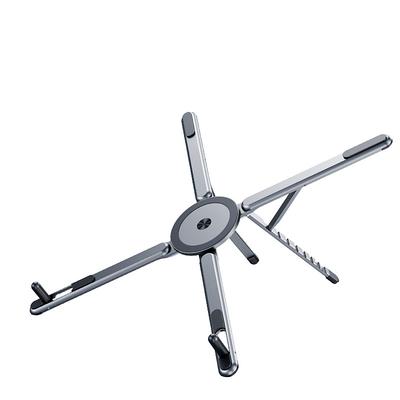 Laptop Stand for Desk Adjustable Laptop Stand Metal Portable Foldable All-In-1 Laptop Holder Compatible with Laptops 9 to 15.6 inch 17 inch