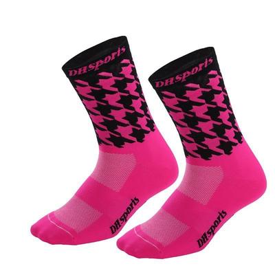 Socks Cycling Socks Bike Socks Sports Socks Athletic Socks Camping / Hiking Hiking Outdoor Exercise Bike / Cycling High Elasticity Comfortable Breathable 1 Pair Grid / Plaid Geometic Letter Number