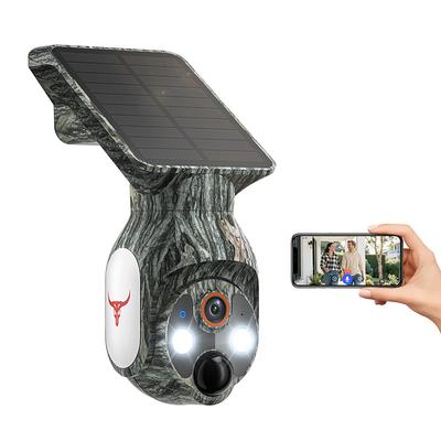 1080p Wifi Security Camera With Solar Panel Battery Power Pan Tilt Ai Motion Detection Night Vision Two-way Talk Ip65 Storage