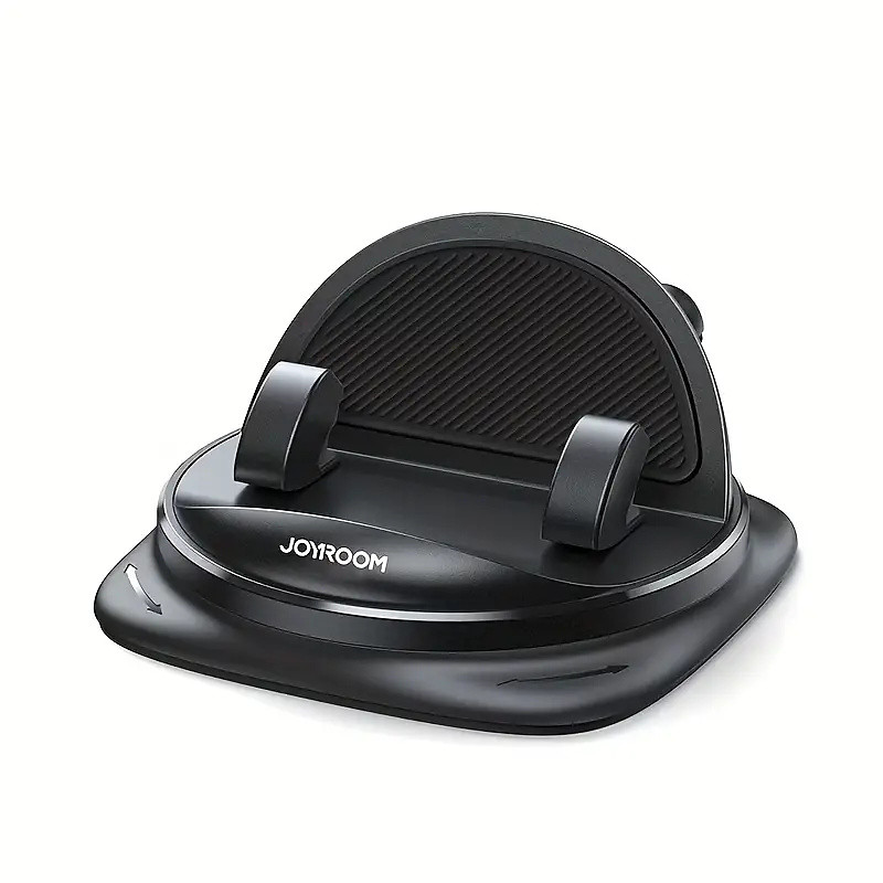 Car Phone Holder - Rotatable Dashboard Mount Non-slip Silicone Abs Material Waterproof And Heat-resistant Spring-loaded Fixing For Iphone Samsung And Smartphones