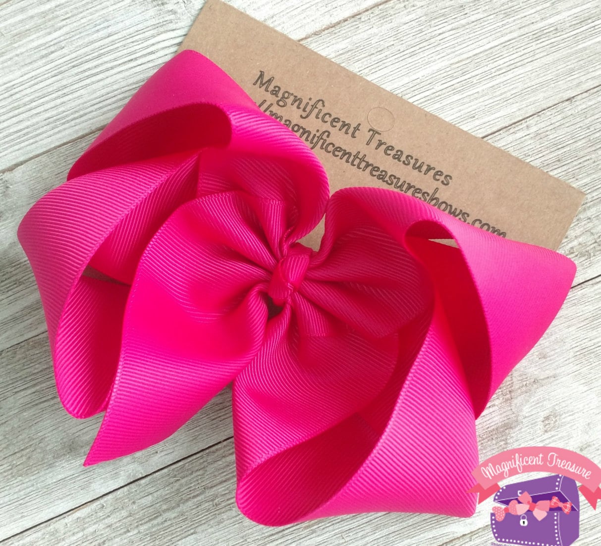 Fiocco da boutique extra large da 6 pollici - Nastro da 2,25 pollici - Fiocco per capelli stile Jojo - Fiocco grande per ragazze - Fiocco stile sudist