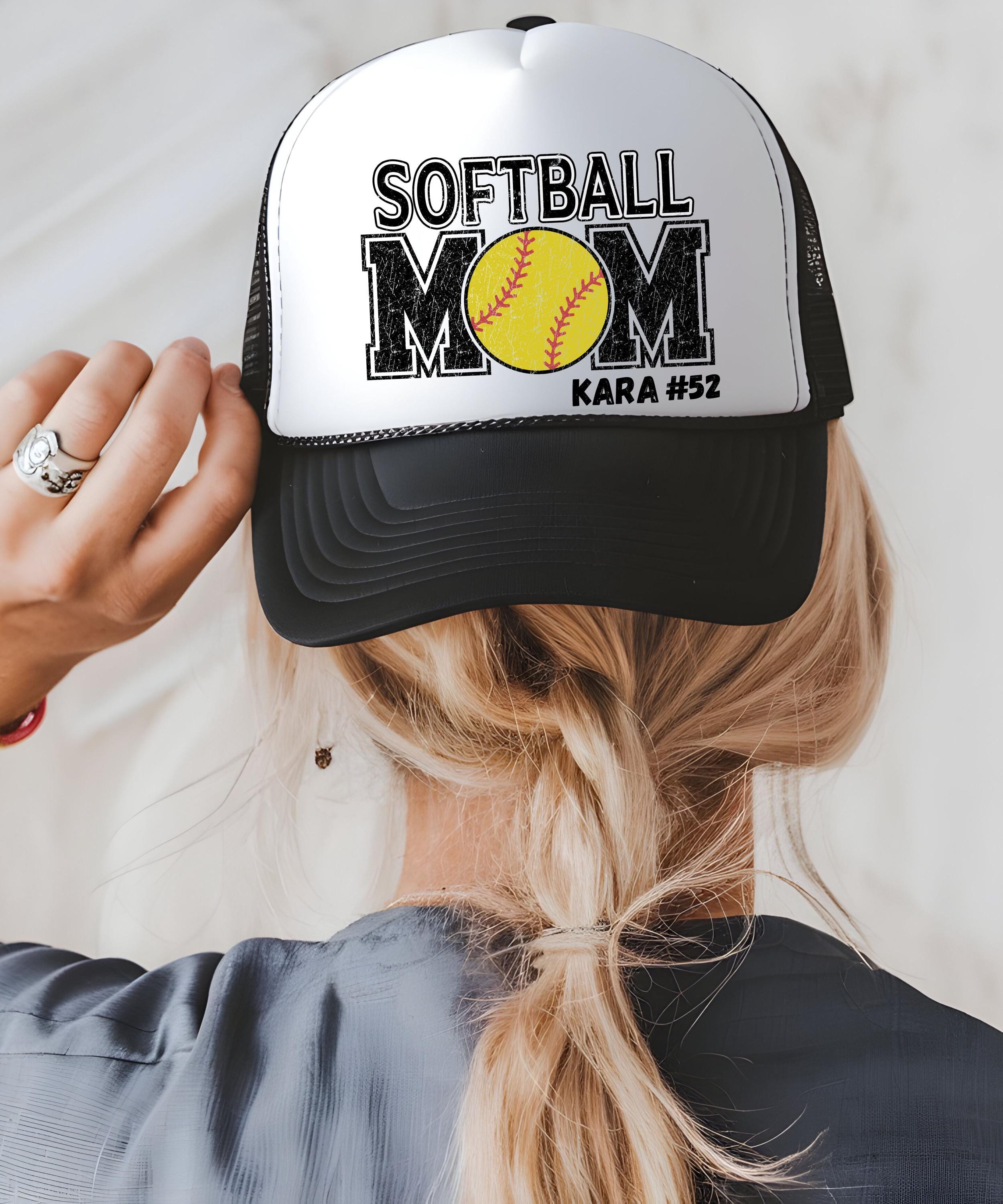 Cappello mamma softball personalizzato, cappello mamma softball, cappello camionista mamma softball, mamma softball, regalo mamma softball, cappello m
