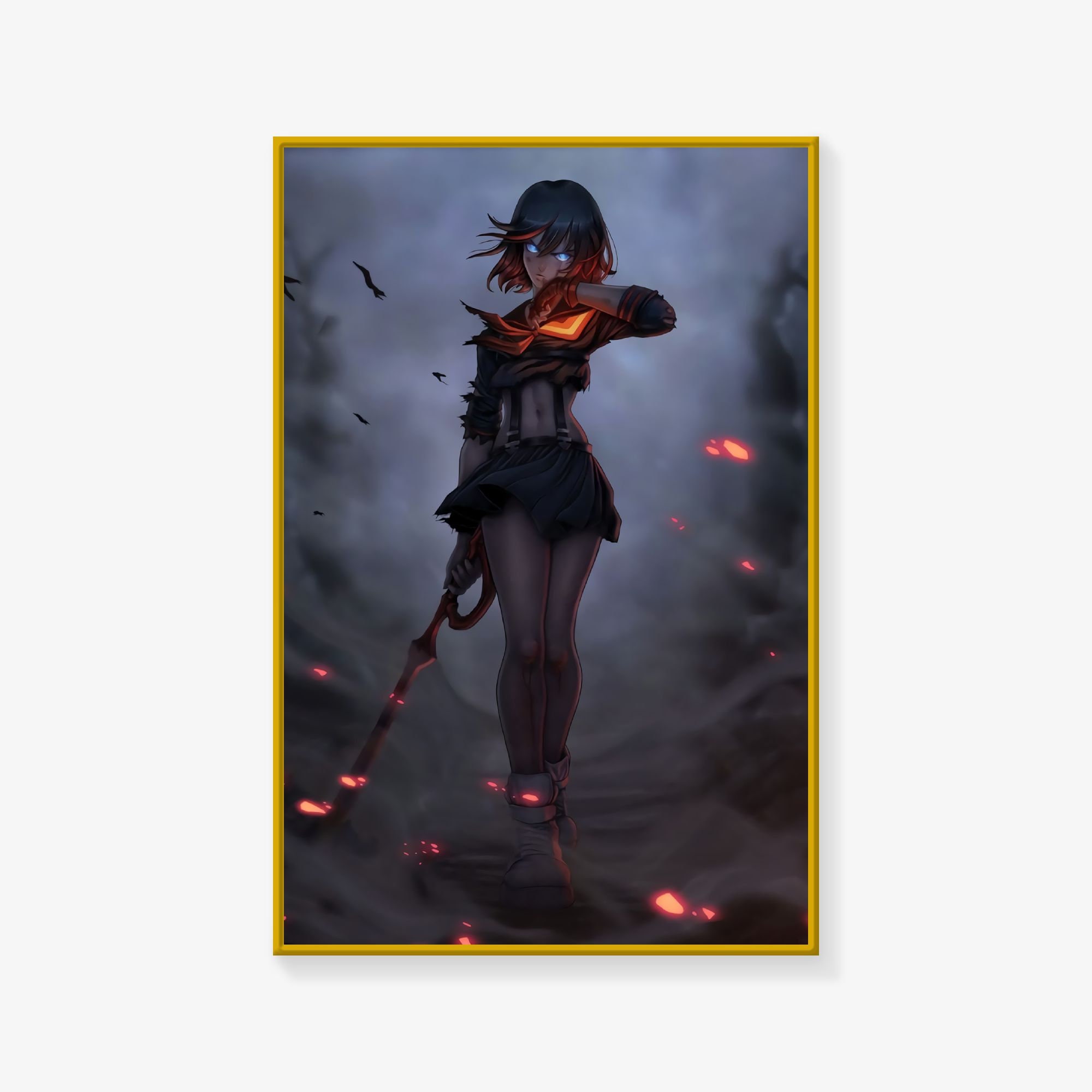Poster di Kill la Kill, poster di anime giapponesi, stampa di poster, poster su tela, stampa artistica da parete, poster moderni per la decorazione de