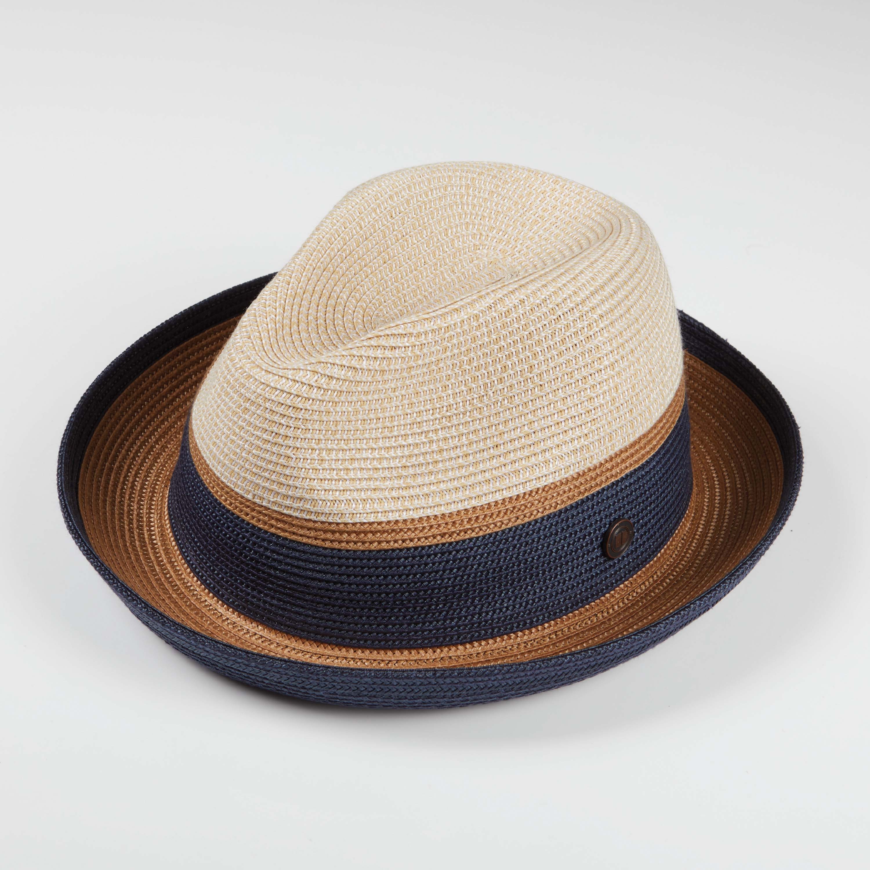 DASMARCA-Verona-cappello bianco-cappello da cerimonia-cappello fedora-cappello da sole-cappello da uomo-cappello da vacanza bicolore-pieghevole