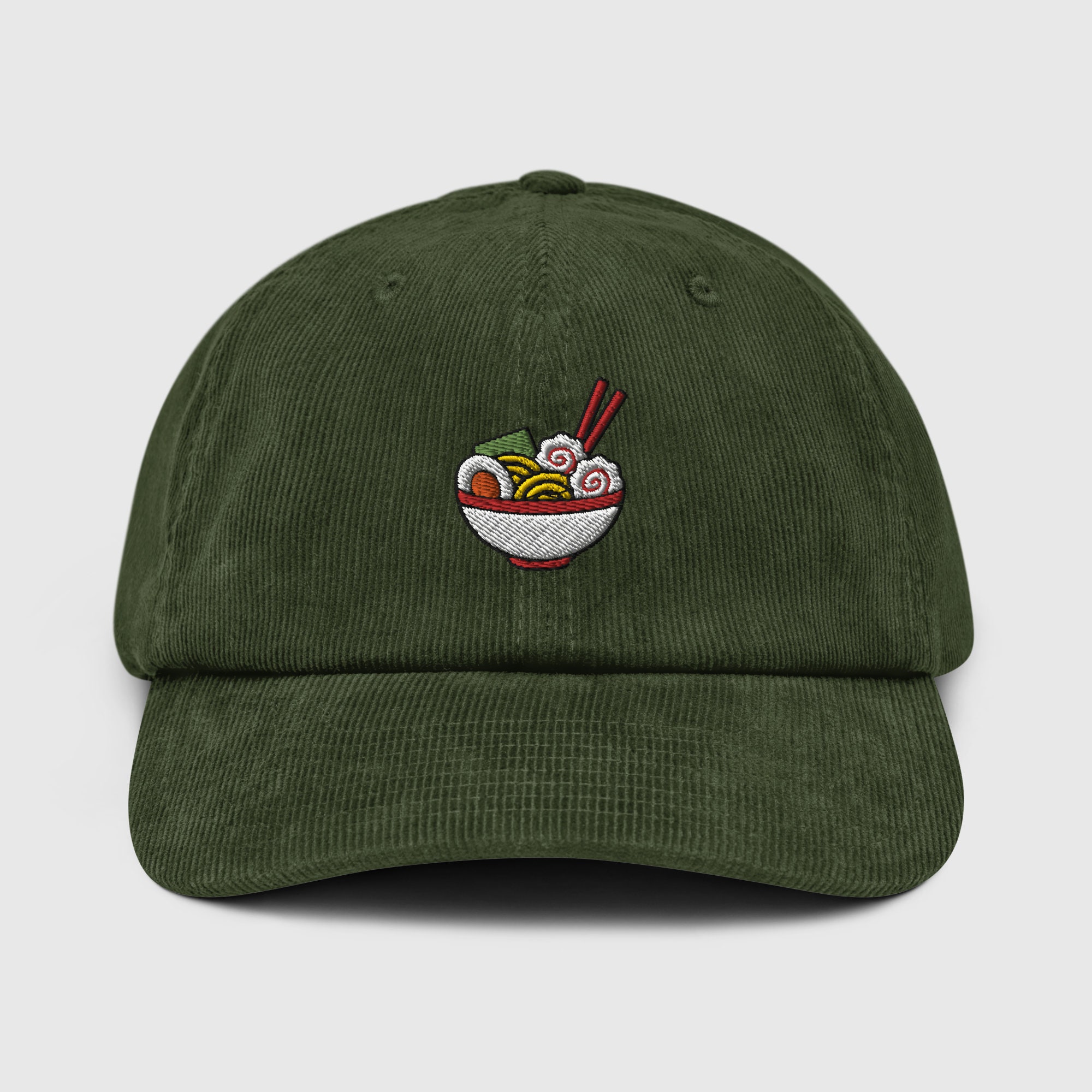 Cappello ramen in velluto a coste, cappello ramen, regalo per buongustai, berretto divertente per amanti del ramen, cappello ramen noodles, cappello i