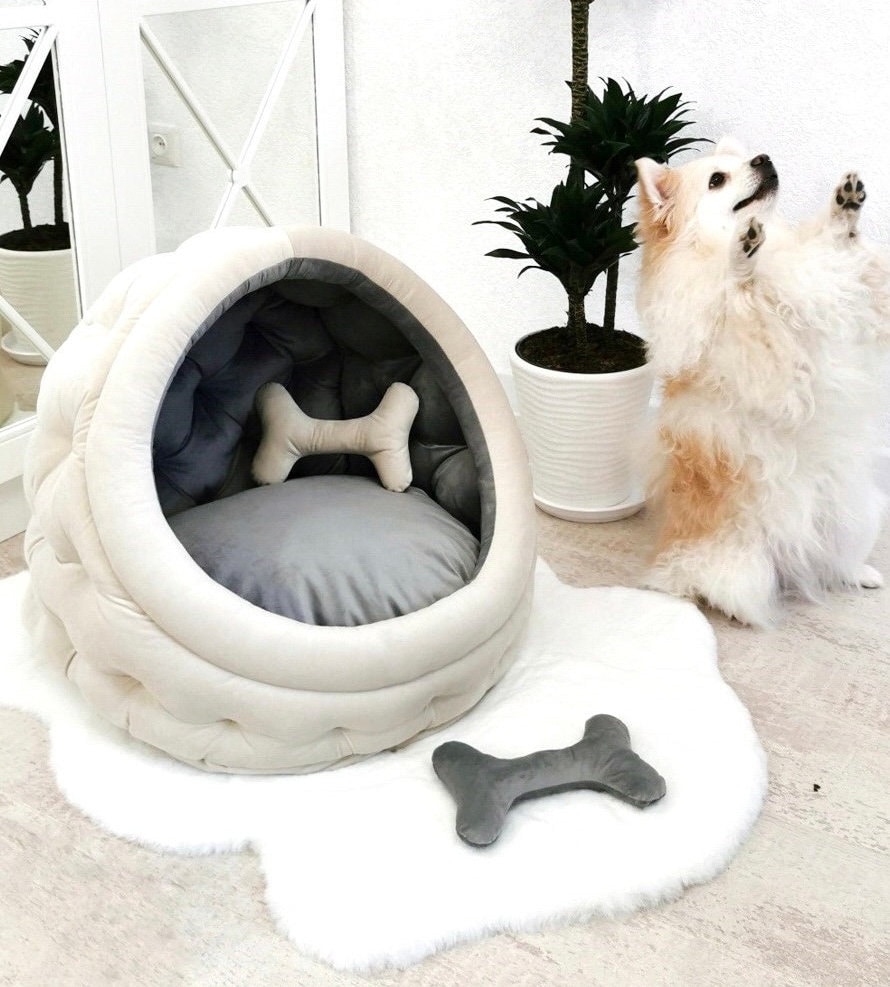 Letto per cani, letto per cani in velluto, letto per cani personalizzato, divano per cani, letto per animali domestici, letto per cani di lusso, casa